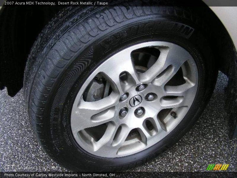 Desert Rock Metallic / Taupe 2007 Acura MDX Technology