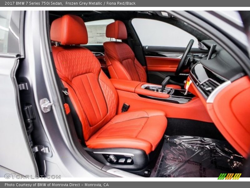  2017 7 Series 750i Sedan Fiona Red/Black Interior