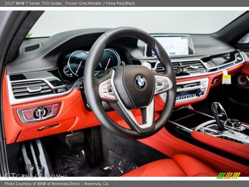 Dashboard of 2017 7 Series 750i Sedan