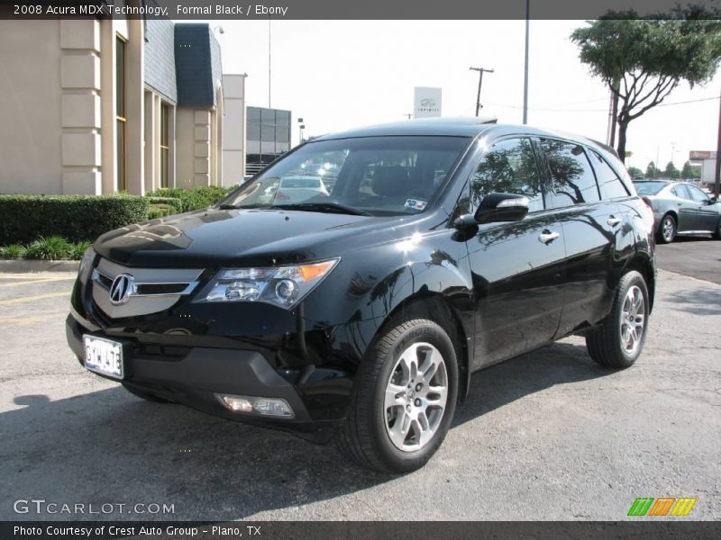 Formal Black / Ebony 2008 Acura MDX Technology