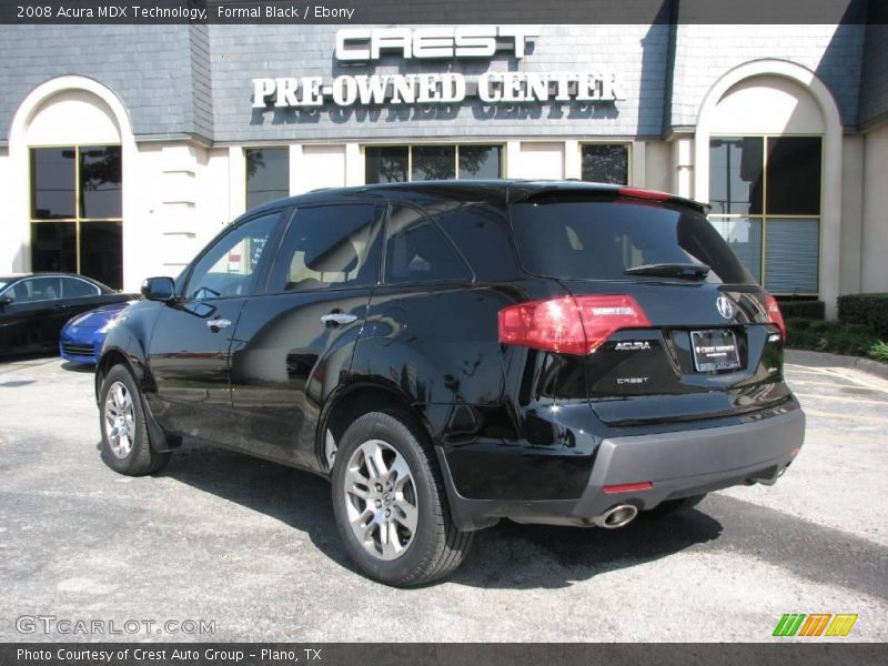 Formal Black / Ebony 2008 Acura MDX Technology