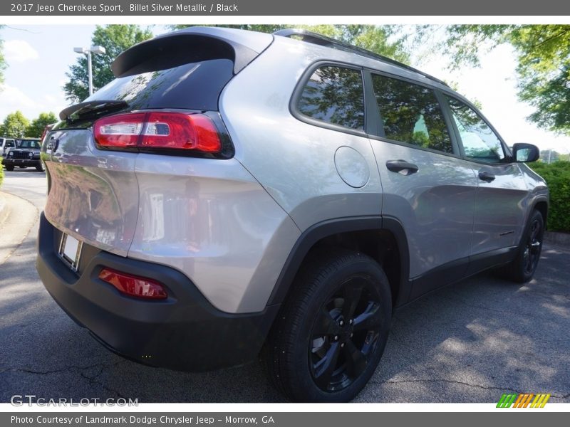 Billet Silver Metallic / Black 2017 Jeep Cherokee Sport