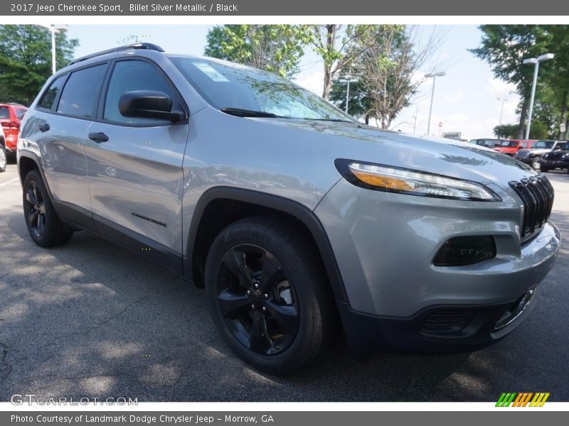 Billet Silver Metallic / Black 2017 Jeep Cherokee Sport