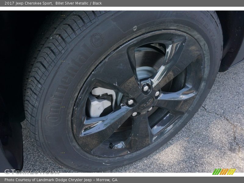 Billet Silver Metallic / Black 2017 Jeep Cherokee Sport