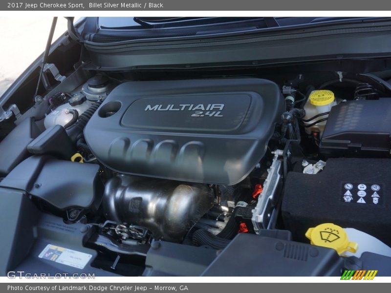 Billet Silver Metallic / Black 2017 Jeep Cherokee Sport