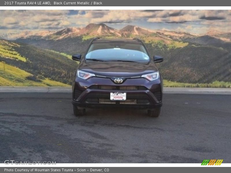 Black Current Metallic / Black 2017 Toyota RAV4 LE AWD