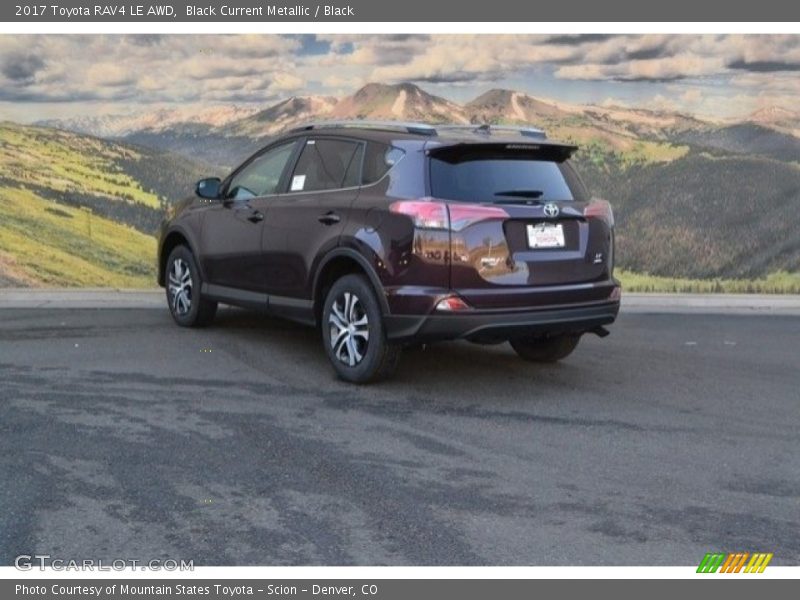 Black Current Metallic / Black 2017 Toyota RAV4 LE AWD