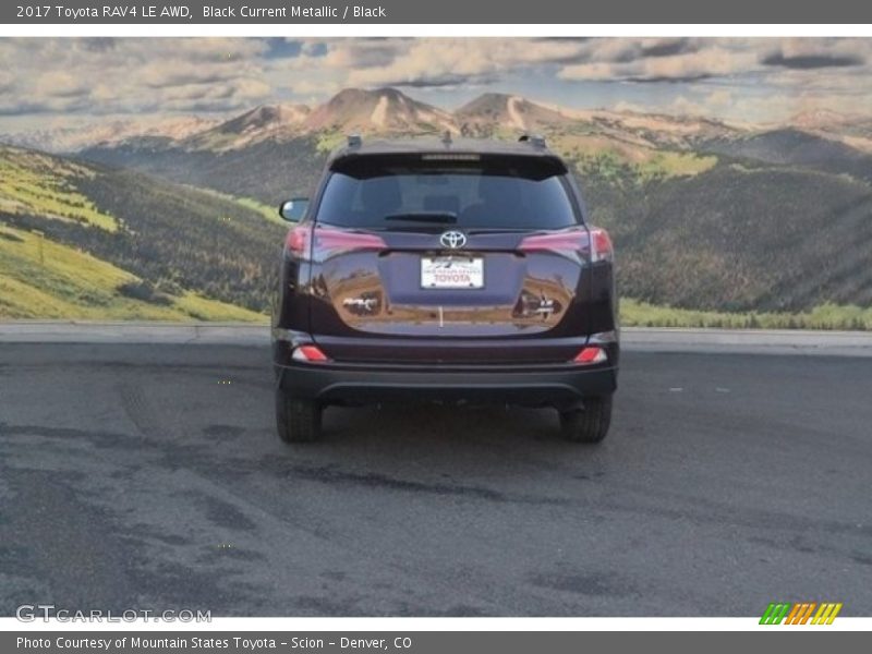 Black Current Metallic / Black 2017 Toyota RAV4 LE AWD