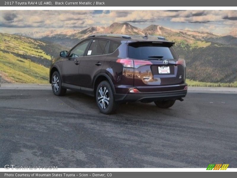 Black Current Metallic / Black 2017 Toyota RAV4 LE AWD