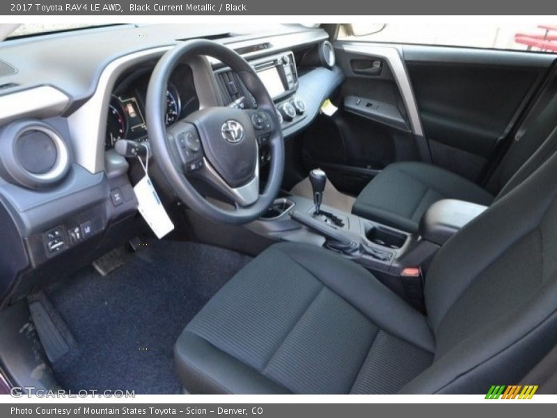 Black Current Metallic / Black 2017 Toyota RAV4 LE AWD