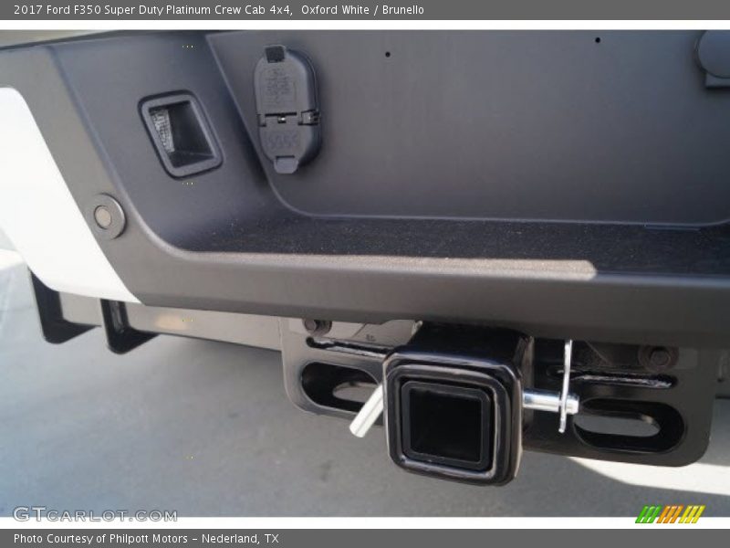 Oxford White / Brunello 2017 Ford F350 Super Duty Platinum Crew Cab 4x4