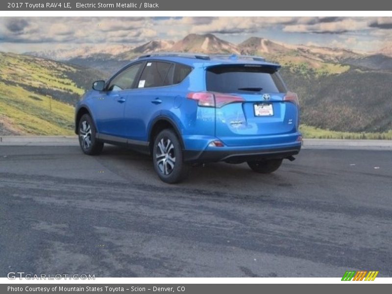 Electric Storm Metallic / Black 2017 Toyota RAV4 LE