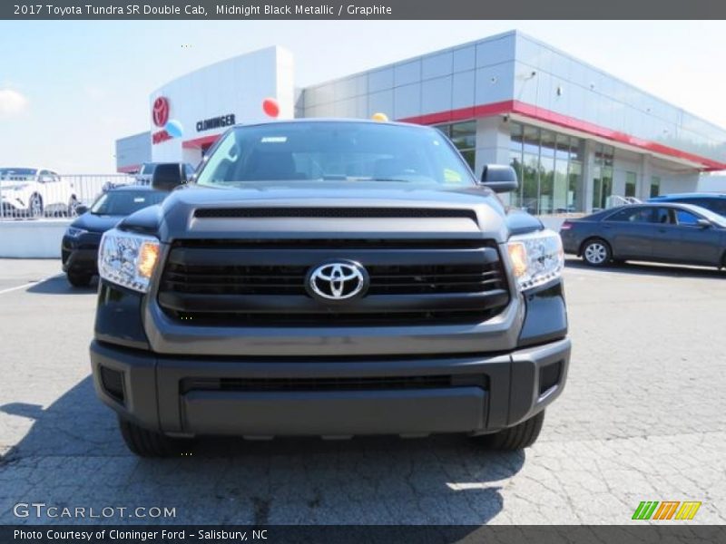 Midnight Black Metallic / Graphite 2017 Toyota Tundra SR Double Cab