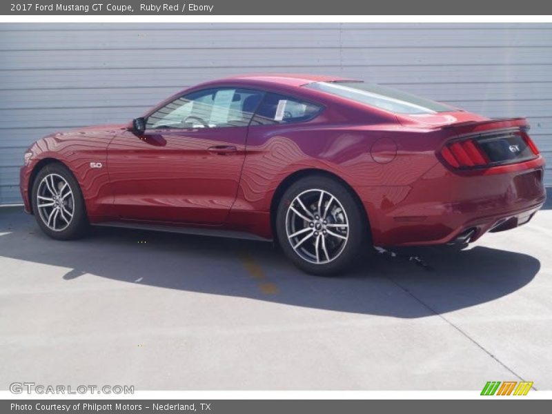 Ruby Red / Ebony 2017 Ford Mustang GT Coupe