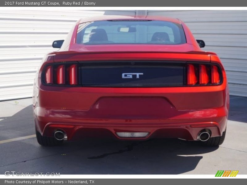 Ruby Red / Ebony 2017 Ford Mustang GT Coupe