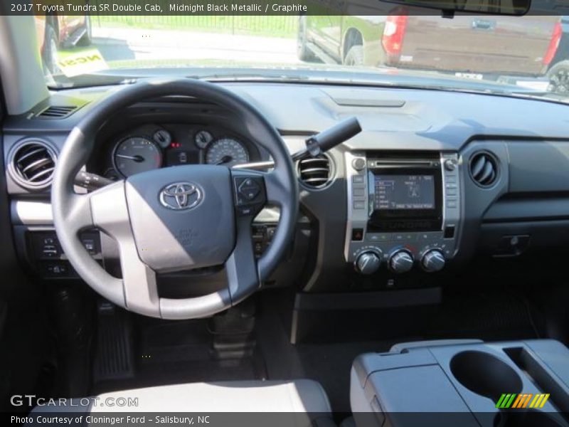 Midnight Black Metallic / Graphite 2017 Toyota Tundra SR Double Cab