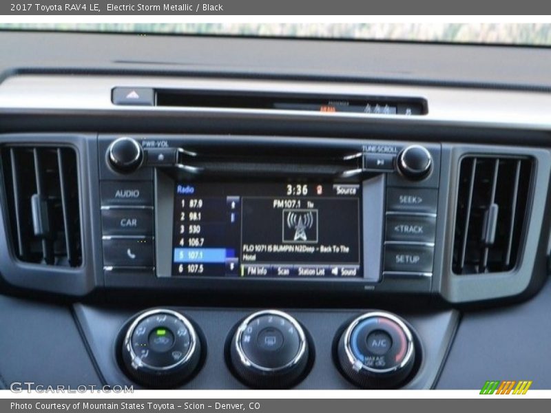 Electric Storm Metallic / Black 2017 Toyota RAV4 LE