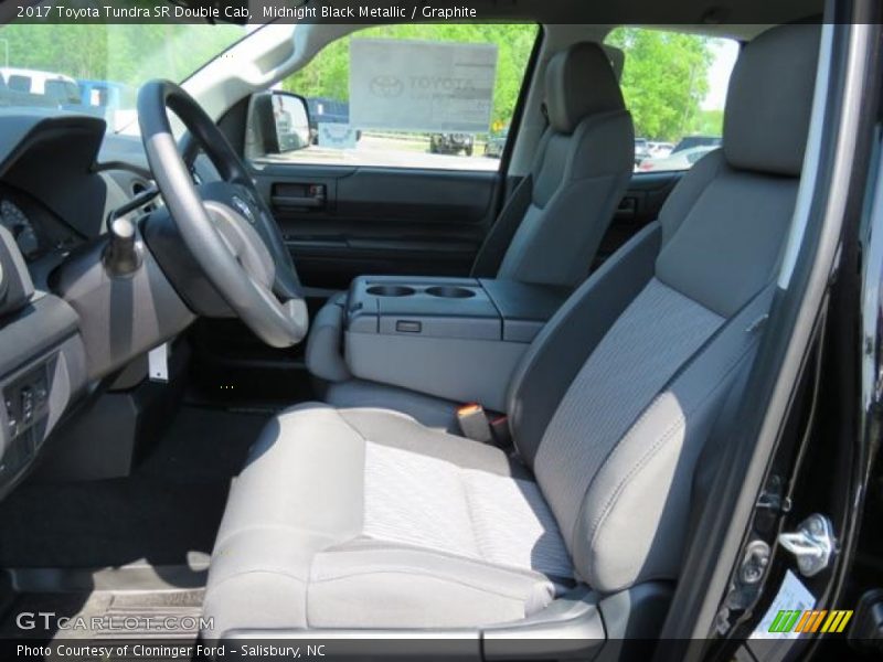 Midnight Black Metallic / Graphite 2017 Toyota Tundra SR Double Cab