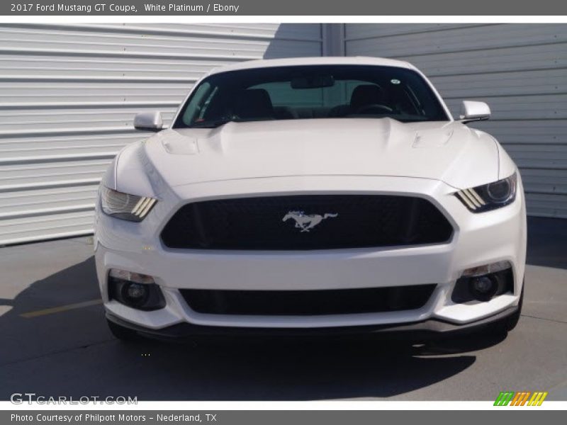 White Platinum / Ebony 2017 Ford Mustang GT Coupe
