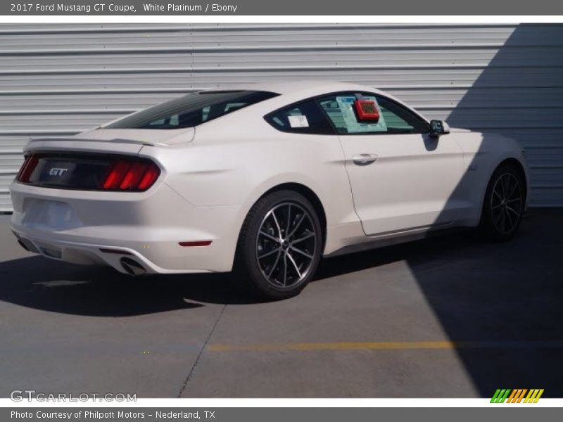 White Platinum / Ebony 2017 Ford Mustang GT Coupe