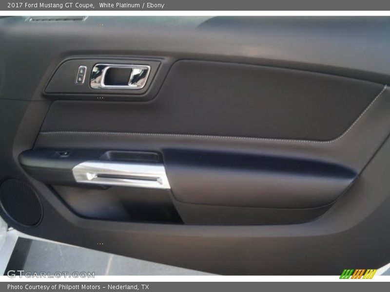 White Platinum / Ebony 2017 Ford Mustang GT Coupe