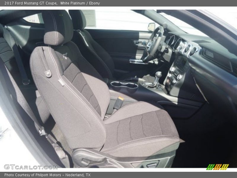 White Platinum / Ebony 2017 Ford Mustang GT Coupe