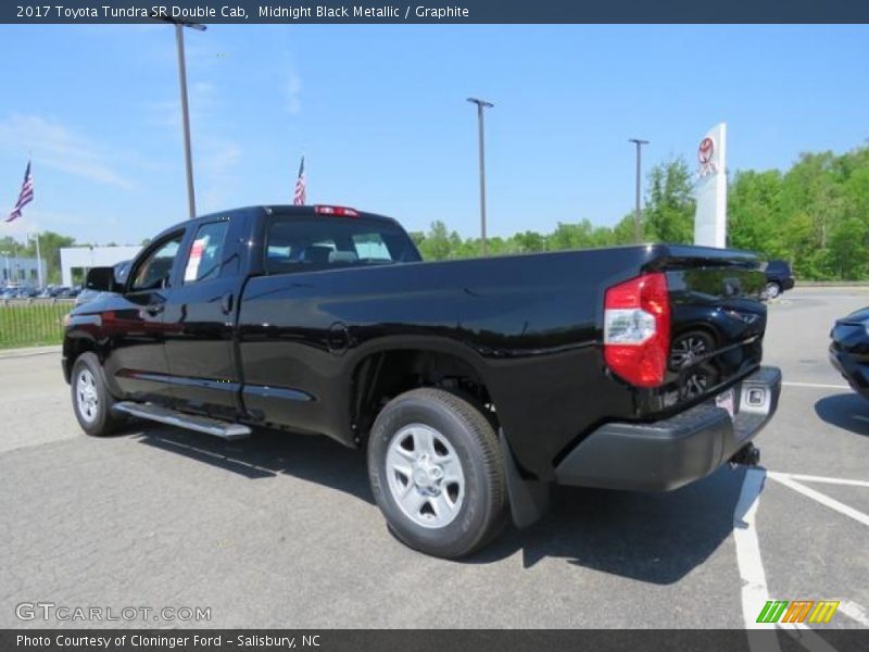 Midnight Black Metallic / Graphite 2017 Toyota Tundra SR Double Cab