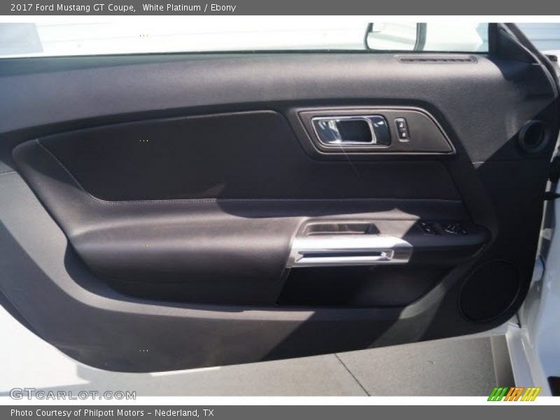 White Platinum / Ebony 2017 Ford Mustang GT Coupe
