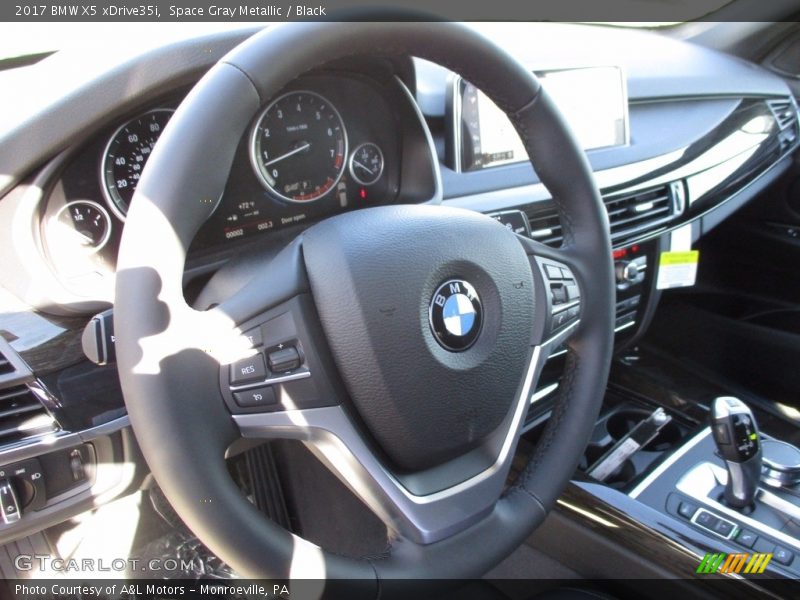 Space Gray Metallic / Black 2017 BMW X5 xDrive35i