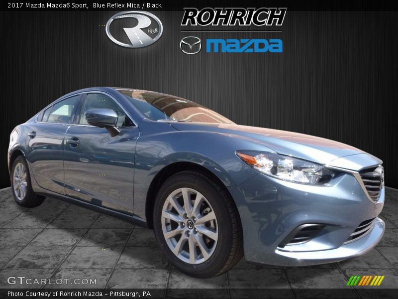Blue Reflex Mica / Black 2017 Mazda Mazda6 Sport