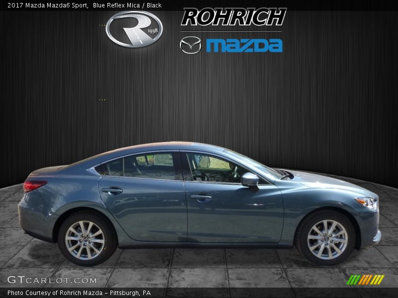 Blue Reflex Mica / Black 2017 Mazda Mazda6 Sport