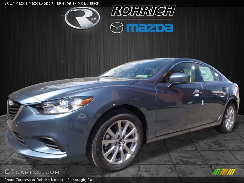 Blue Reflex Mica / Black 2017 Mazda Mazda6 Sport