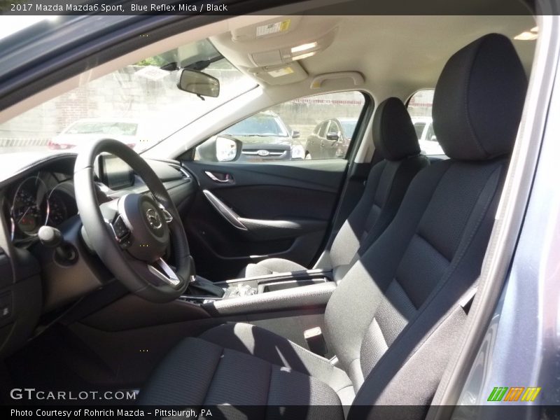 Blue Reflex Mica / Black 2017 Mazda Mazda6 Sport