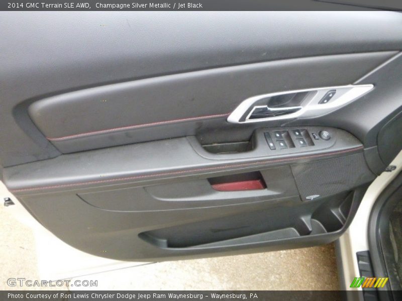 Champagne Silver Metallic / Jet Black 2014 GMC Terrain SLE AWD