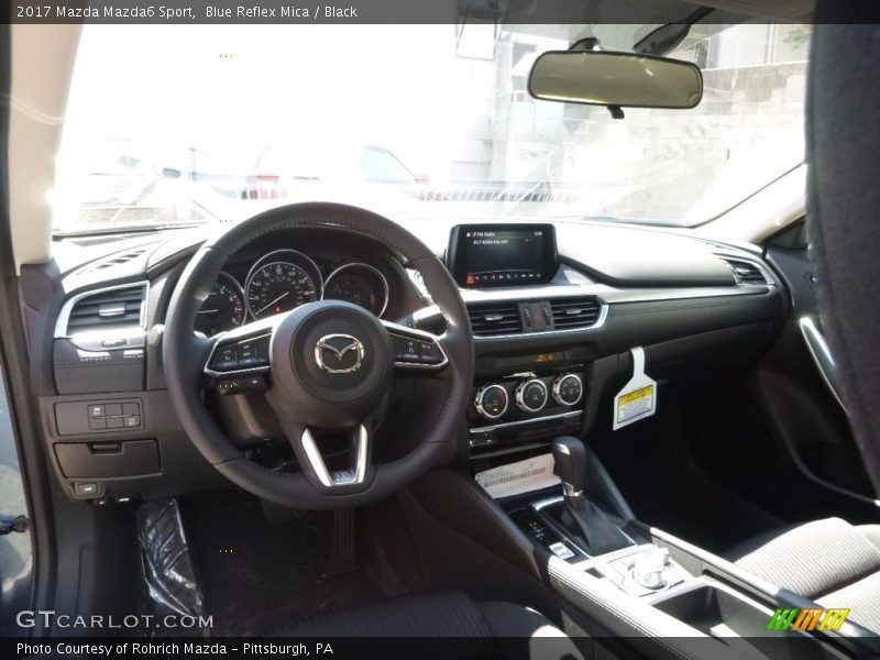 Blue Reflex Mica / Black 2017 Mazda Mazda6 Sport