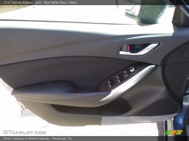Blue Reflex Mica / Black 2017 Mazda Mazda6 Sport