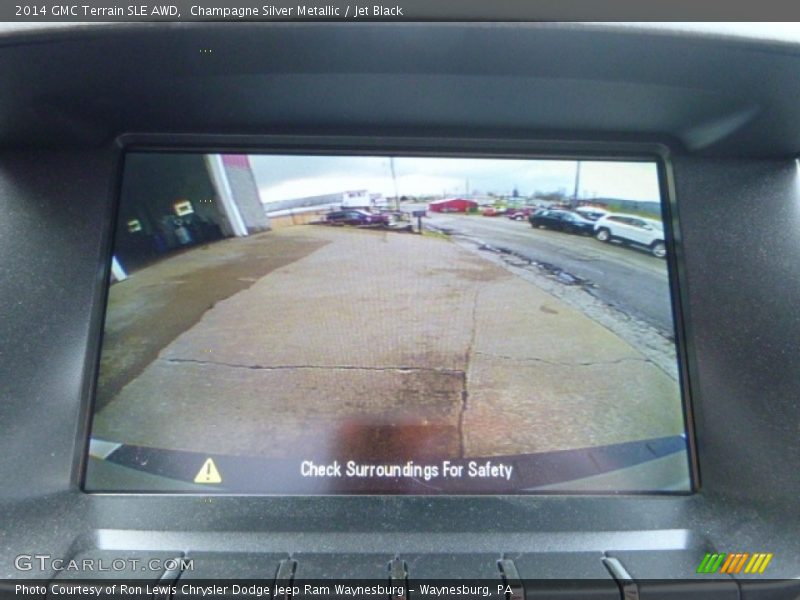 Champagne Silver Metallic / Jet Black 2014 GMC Terrain SLE AWD