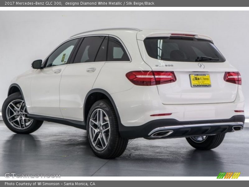 designo Diamond White Metallic / Silk Beige/Black 2017 Mercedes-Benz GLC 300
