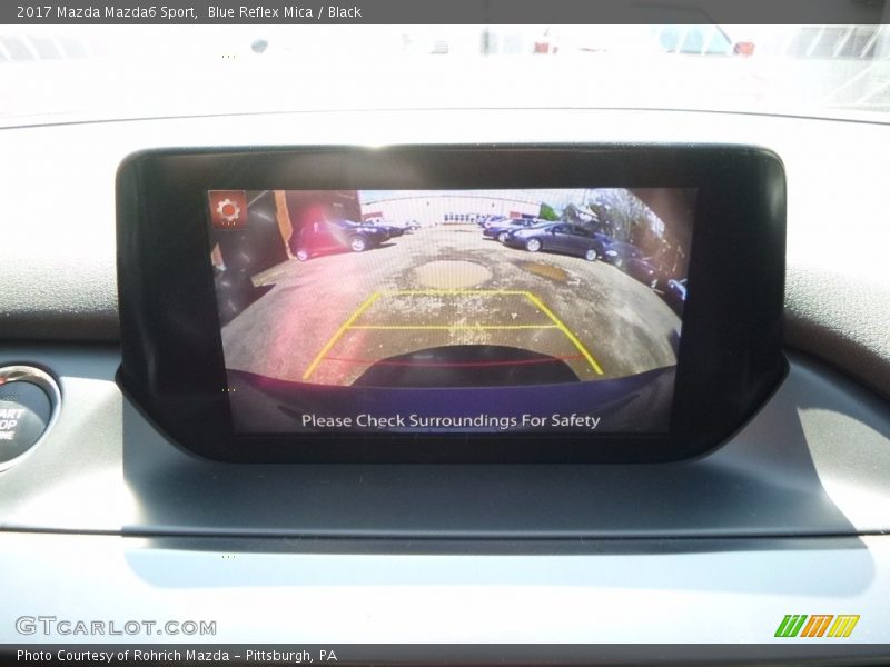 Blue Reflex Mica / Black 2017 Mazda Mazda6 Sport