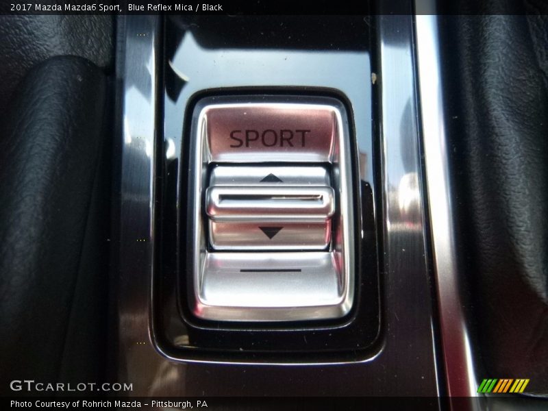 Blue Reflex Mica / Black 2017 Mazda Mazda6 Sport