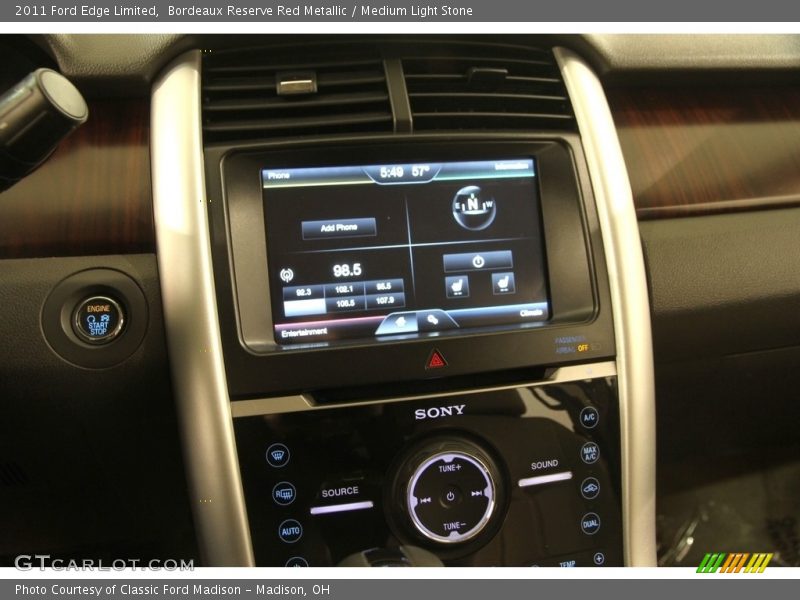Bordeaux Reserve Red Metallic / Medium Light Stone 2011 Ford Edge Limited