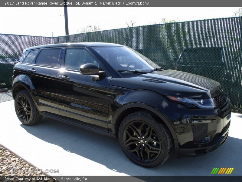 Narvik Black / Ebony/Ebony 2017 Land Rover Range Rover Evoque HSE Dynamic