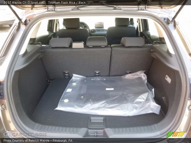 Titanium Flash Mica / Black 2017 Mazda CX-3 Sport AWD