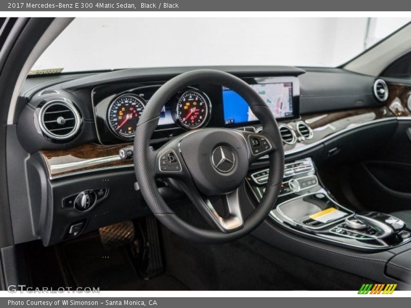 Black / Black 2017 Mercedes-Benz E 300 4Matic Sedan