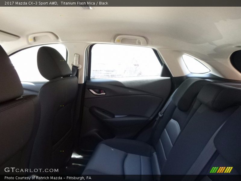 Titanium Flash Mica / Black 2017 Mazda CX-3 Sport AWD
