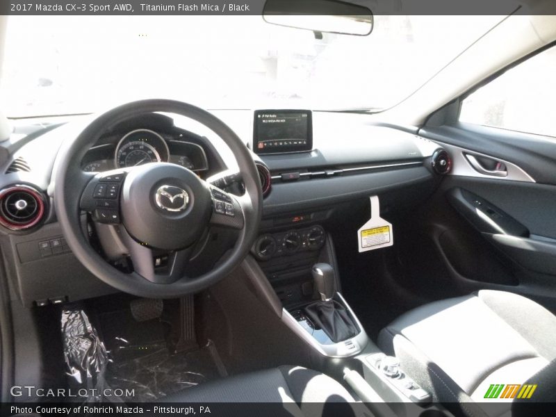 Titanium Flash Mica / Black 2017 Mazda CX-3 Sport AWD