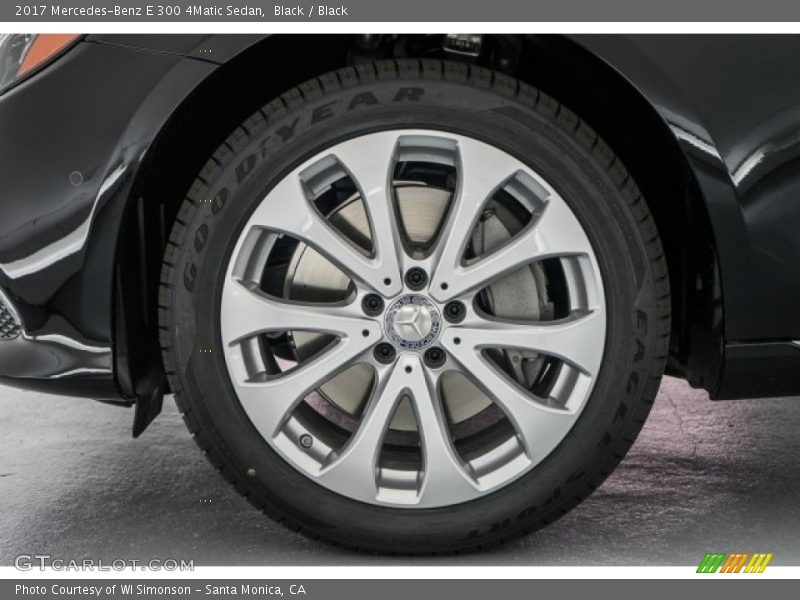 Black / Black 2017 Mercedes-Benz E 300 4Matic Sedan