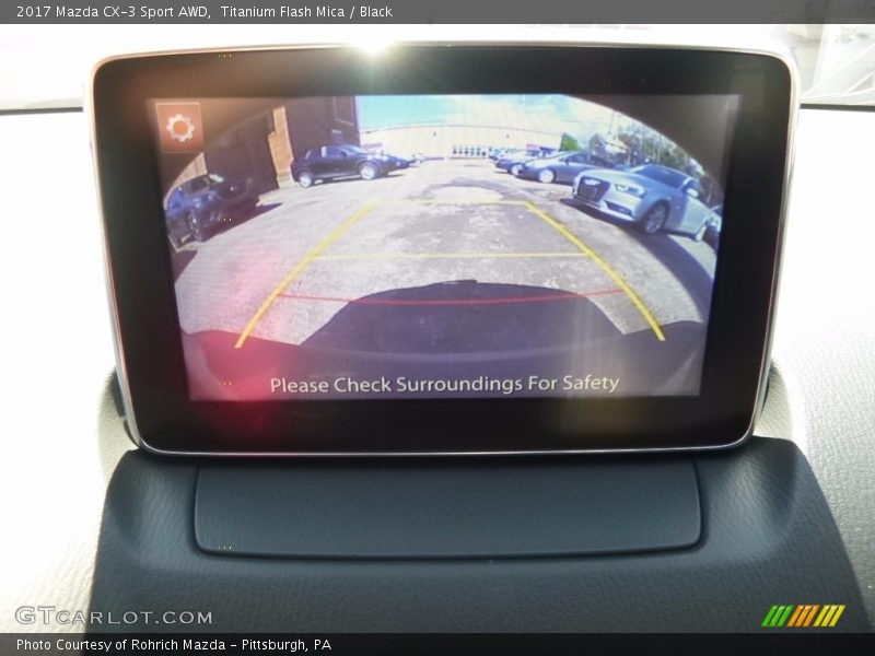 Titanium Flash Mica / Black 2017 Mazda CX-3 Sport AWD