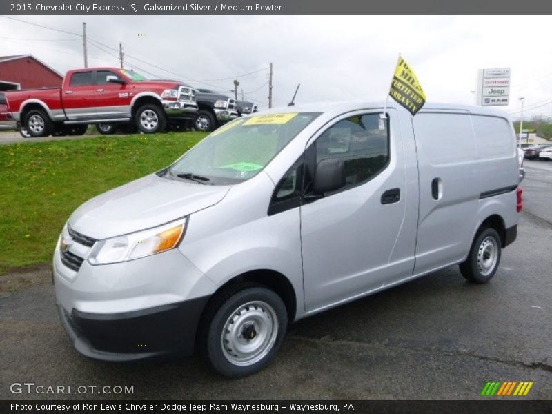 Galvanized Silver / Medium Pewter 2015 Chevrolet City Express LS