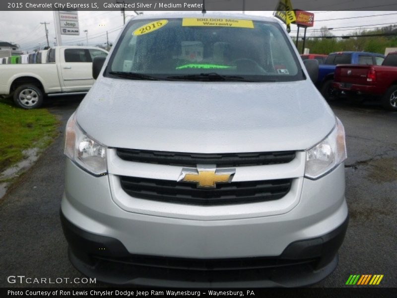 Galvanized Silver / Medium Pewter 2015 Chevrolet City Express LS